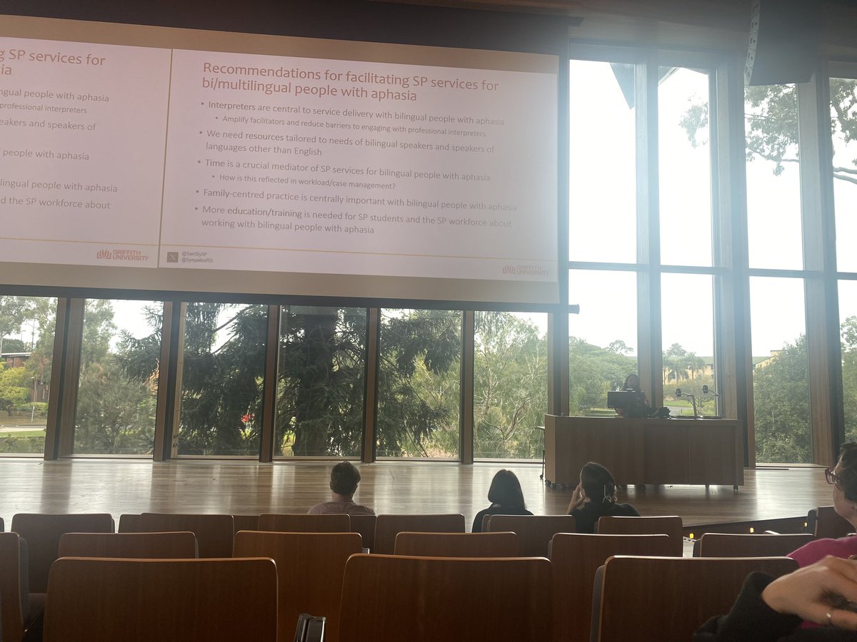 .<a href="/SamSiySP/">Samantha Siyambalapitiya ☸</a> <a href="/SympaticoRG/">Sympatico Research Group</a> <a href="/Griffith_Uni/">Griffith University</a> important messages on working with families with bilingual aphasia, incl more time needed, interprofessional training, family involvement, and training on cultural responsiveness #IARC2024