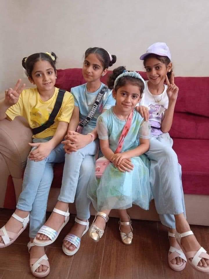 BREAKING:

Israel has just killed these 4 little Palestinian girls together in an airstrike in Gaza.

Jumana, Maria, Yaman and Bisan.

They were just children.