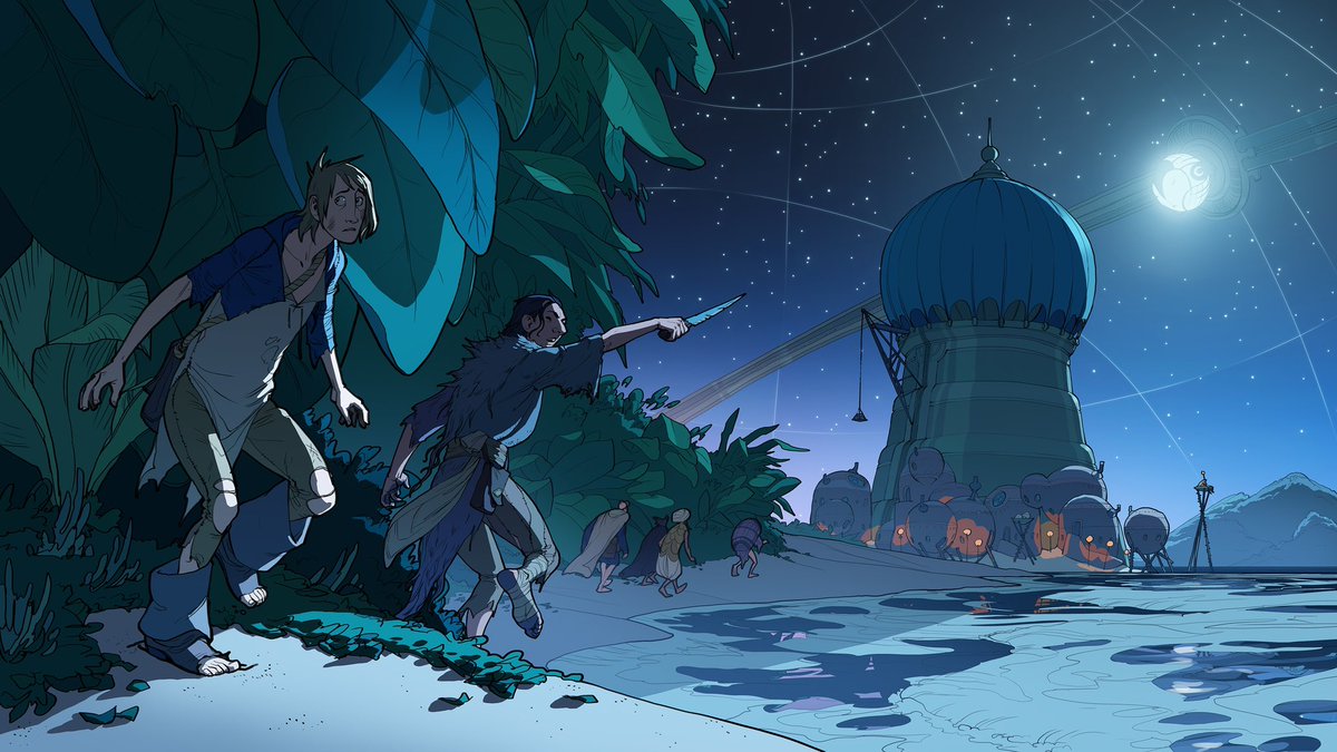 mattrhodesart's tweet image. The new 3D Riven by @cyanworlds it’s incredible. My kids said “hey, that looks like Tellurion!”
I said “sit down, kids, and let me introduce you to my inspiration for… everything I’ve ever done.”
Play it. 
Btw, Tellurion, is back in print. hardcover and paperback. Link in bio!