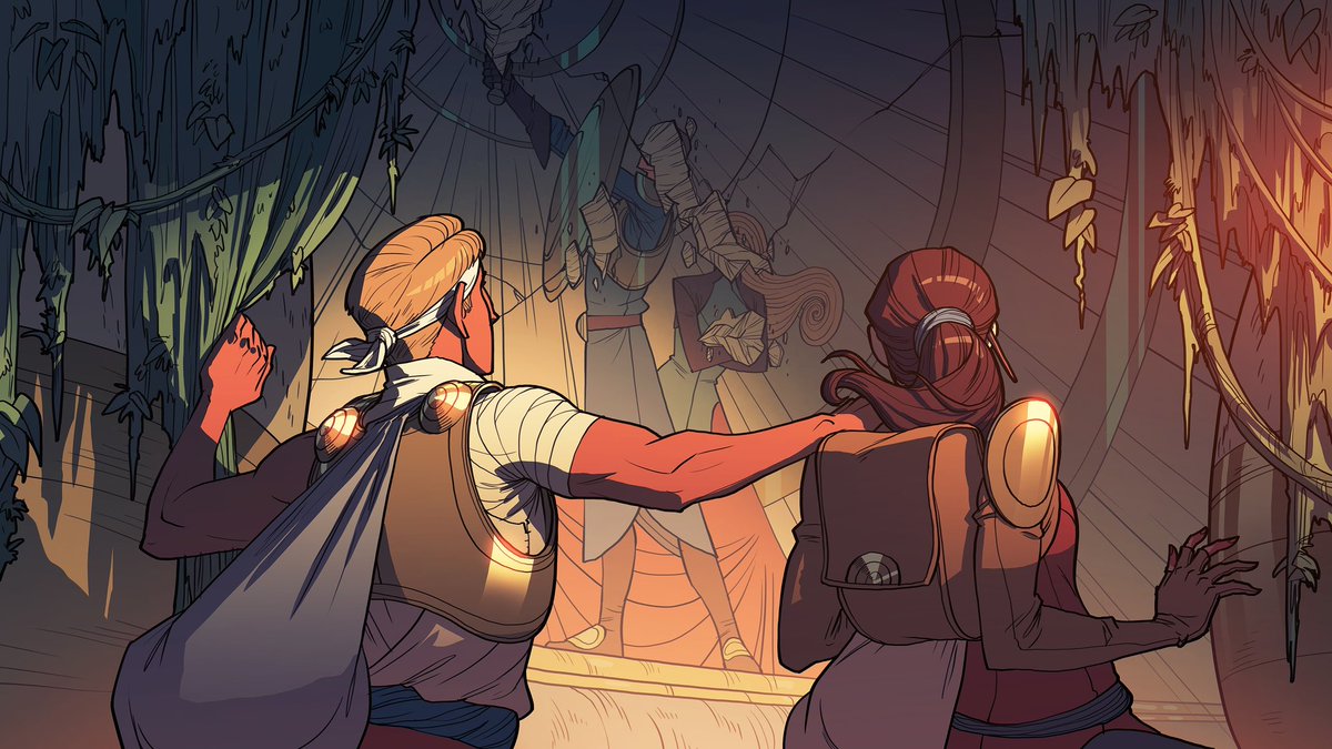 mattrhodesart's tweet image. The new 3D Riven by @cyanworlds it’s incredible. My kids said “hey, that looks like Tellurion!”
I said “sit down, kids, and let me introduce you to my inspiration for… everything I’ve ever done.”
Play it. 
Btw, Tellurion, is back in print. hardcover and paperback. Link in bio!