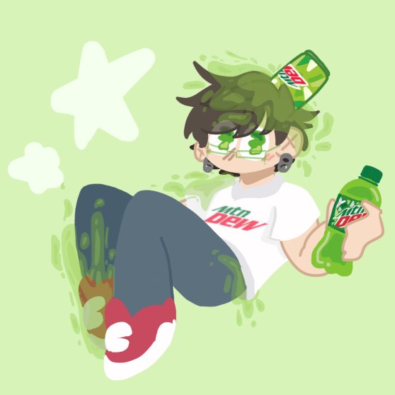 mudkyu's tweet photo. congrats on the sponsor, MtnDewCicle!!! #slimeciclefanart https://t.co/wB1JxLZ5Jv
