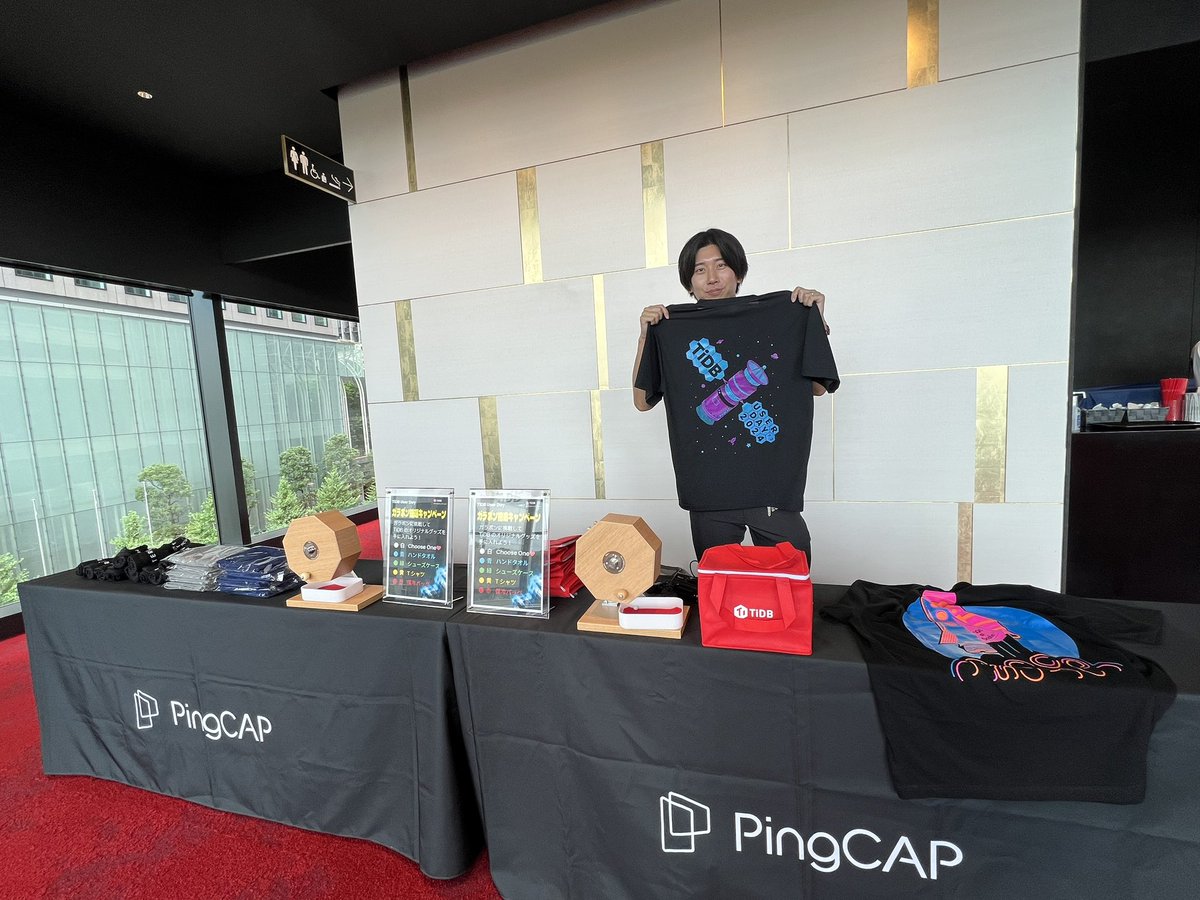 yoshii0110's tweet image. 10時からイベント開始！
国内最大のNewSQLイベントだと思います！
TiDB User Day 2024お楽しみに！🚀🛰️
#TiDB #TiUD2024