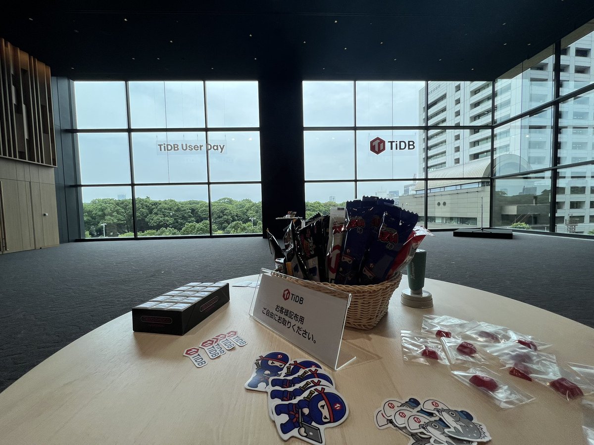 yoshii0110's tweet image. 10時からイベント開始！
国内最大のNewSQLイベントだと思います！
TiDB User Day 2024お楽しみに！🚀🛰️
#TiDB #TiUD2024
