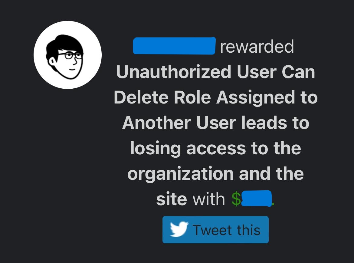 I earned $$$ for my submission on @bugcrowd  #ItTakesACrowd #BugBounty 

Writeup soon ...🔥