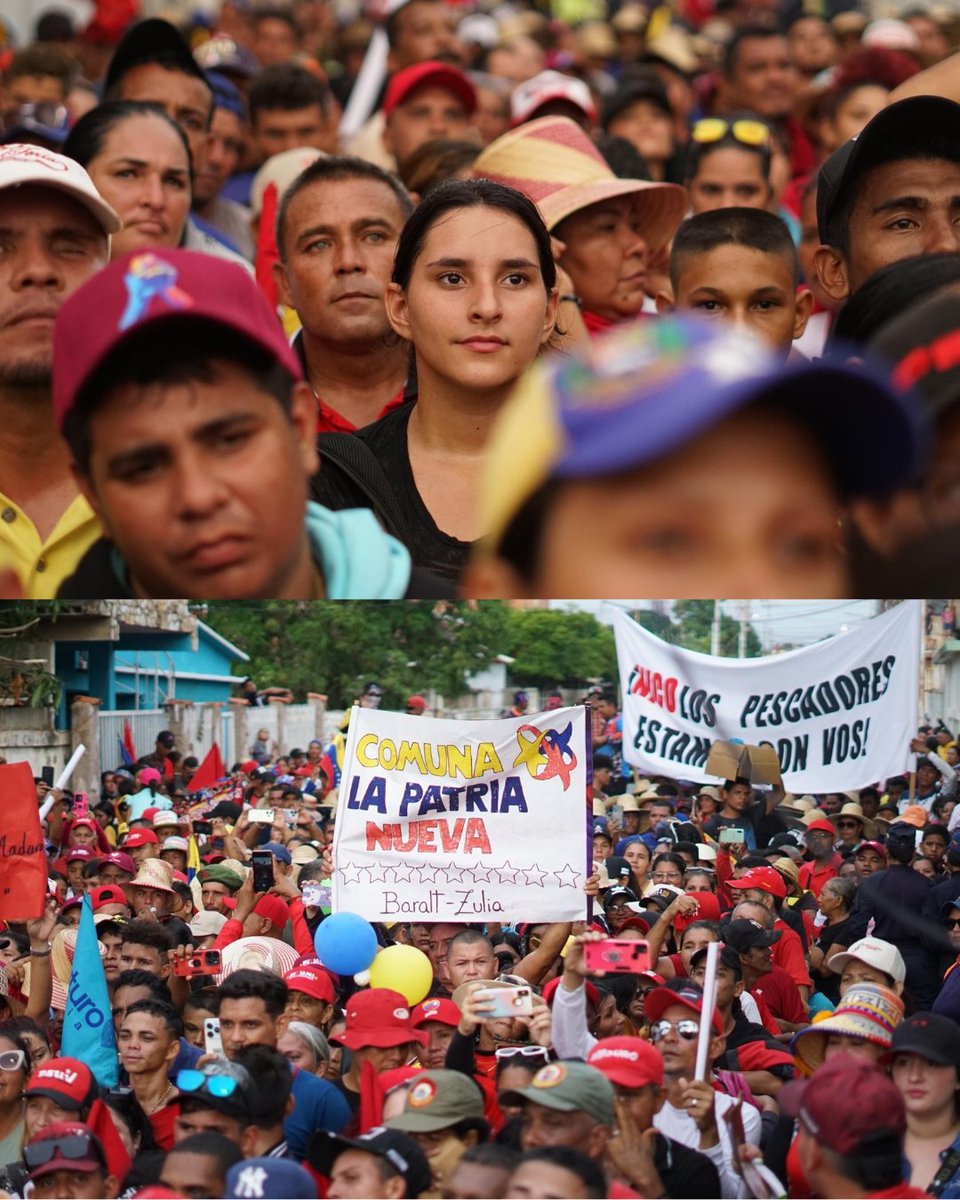 mincomunas_ve's tweet image. ¡El #HuracánComunero del #GalloPinto llegó a los Puertos de Altagracia en el #Zulia! El pueblo atendió el llamado del presidente @NicolasMaduro y recibió su saludo de parte del ministro @AngelPComuna. ¡Pueblo a la calle! ¡Comunas en la calle!