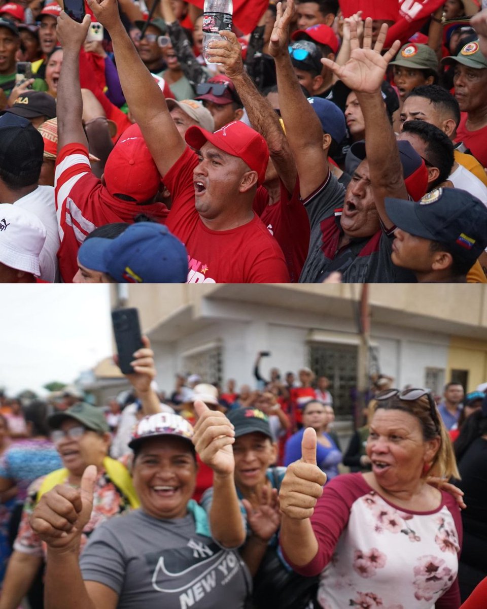 mincomunas_ve's tweet image. ¡El #HuracánComunero del #GalloPinto llegó a los Puertos de Altagracia en el #Zulia! El pueblo atendió el llamado del presidente @NicolasMaduro y recibió su saludo de parte del ministro @AngelPComuna. ¡Pueblo a la calle! ¡Comunas en la calle!