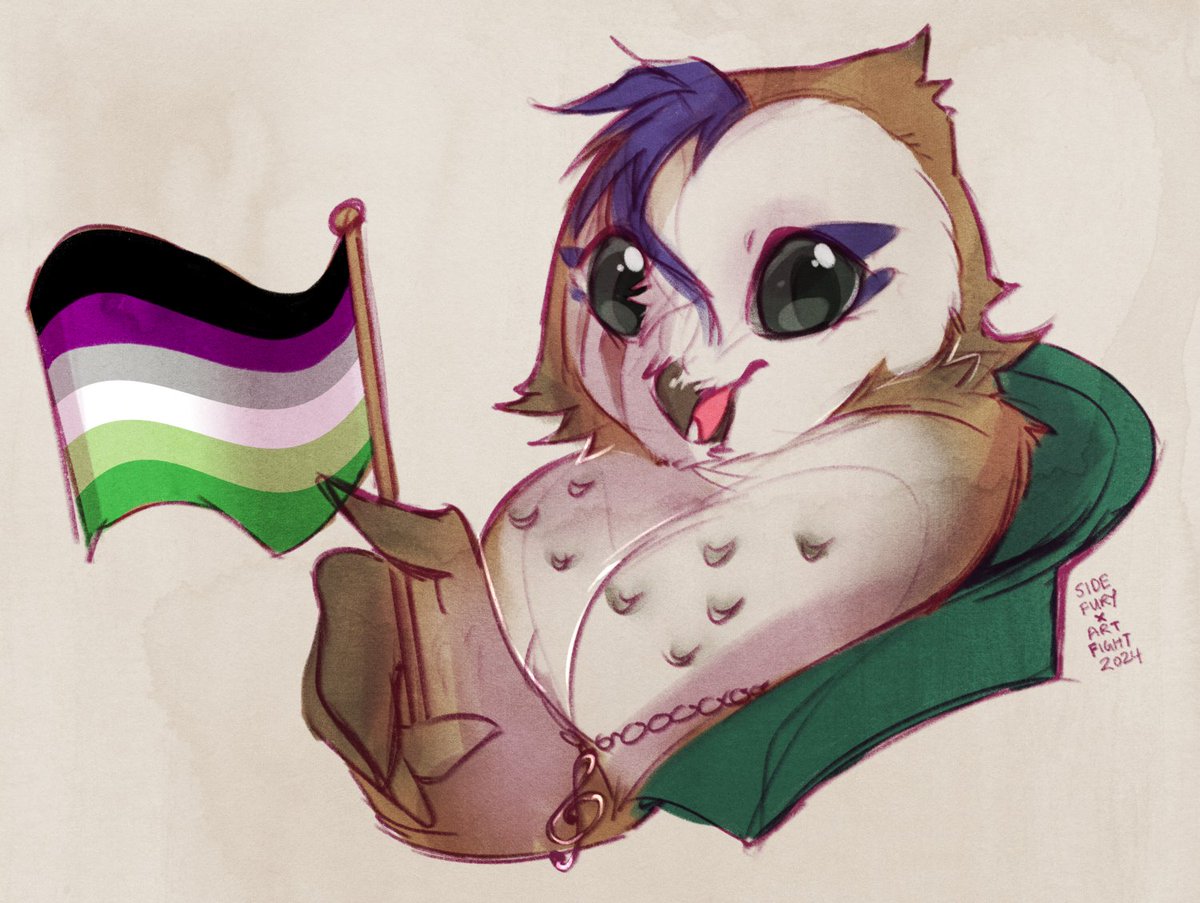 sidefury's tweet image. yo that art be fightin -- #artfight2024 for V3sterp0nk, MsCatalystic and @KittenCanadian !! stabs