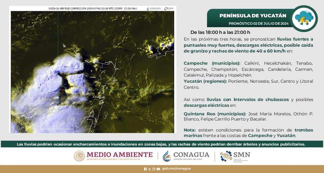 Coordinación Estatal de Protección Civil QRoo tweet media