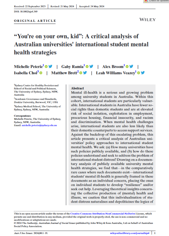 Dr Michelle Peterie tweet media