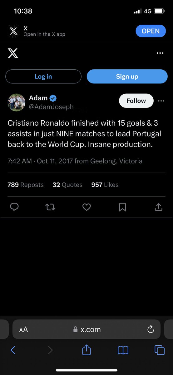 RobertDipper's tweet photo. @adamjoseph Hey Adam. You seem to also be a fan of Ronaldo when it suits your agenda. Why are you tweeting about the production of someone who is accused of such wrongdoing? https://t.co/ZdwA0xB7Po