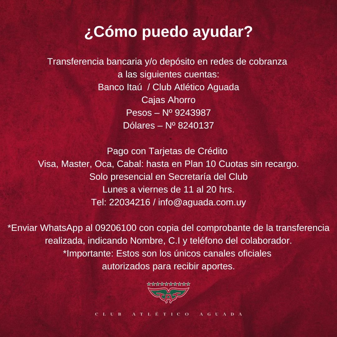 😉 Para que Donald se quede, ¡la pelota está en tus manos!

¡Solo tenemos hasta el domingo 7 de julio para lograrlo!
 
🔎 Entérate de las vías para ayudar ✔️

#DonaldSeQueda🔴🟢
#ConEntusiasmoYValía🔴🟢