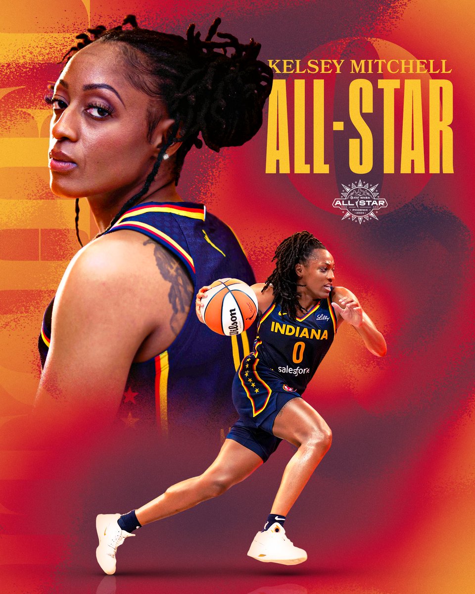 she's back for more 🌟

Kelsey Mitchell is a 2x <a href="/WNBA/">WNBA</a> All-Star.