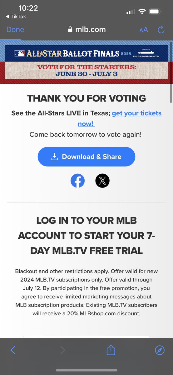 Daniel_Palma96's tweet photo. @Dodgers Voting ever day! https://t.co/uV0ObJOnUz