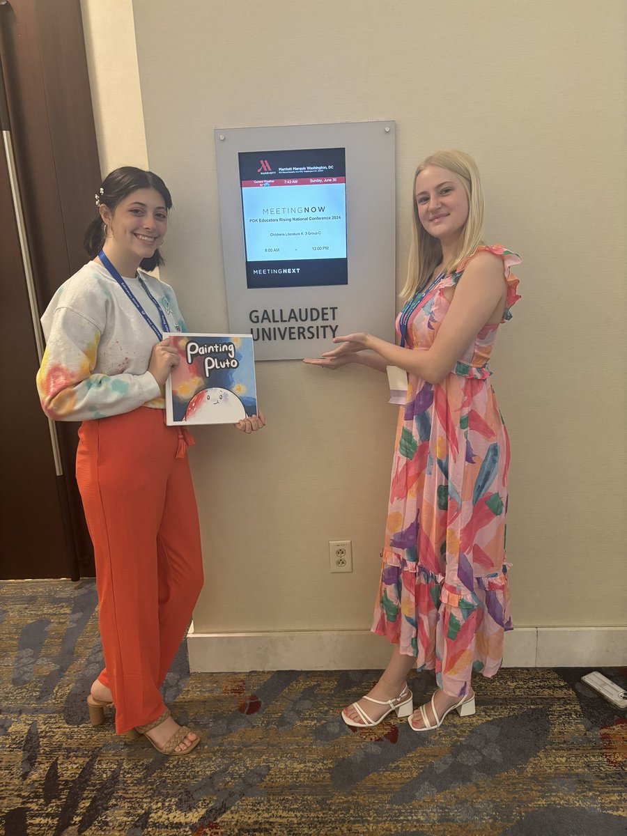 🍎WHS Teaching Professions🍎 (@whitmerteaching) on Twitter photo A huge CONGRATULATIONS goes to Georgia Ray & Makayala Woodward for taking 2ND PLACE out of 124 in the nation at the 2024 Educators Rising National Conference!
Painting Pluto will forever be in my heart ❤️ Spectacular job ladies … it is very much deserved! <a href="/EducatorsRising/">Educators Rising</a> A huge CONGRATULATIONS goes to Georgia Ray & Makayala Woodward for taking 2ND PLACE out of 124 in the nation at the 2024 Educators Rising National Conference!
Painting Pluto will forever be in my heart ❤️ Spectacular job ladies … it is very much deserved! <a href="/EducatorsRising/">Educators Rising</a>