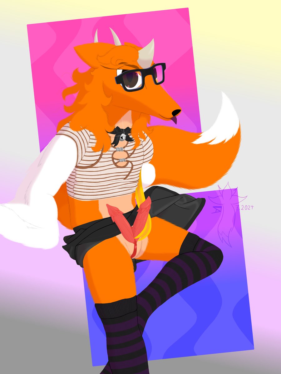 Vulpine_anthers's tweet photo. Do you like how this outfit looks on me?

#furry #furrynsfw #nsfw #yiff https://t.co/fpEcz913UV