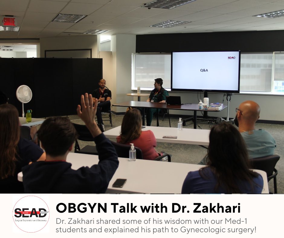 Today was the second day of SEAD 2024 and our students were very excited to step into the OR for the first time! n the afternoon, our students participated in an OBGYN workshop led by the one and only Dr. Zakhari who shared his wisdom and expertise!