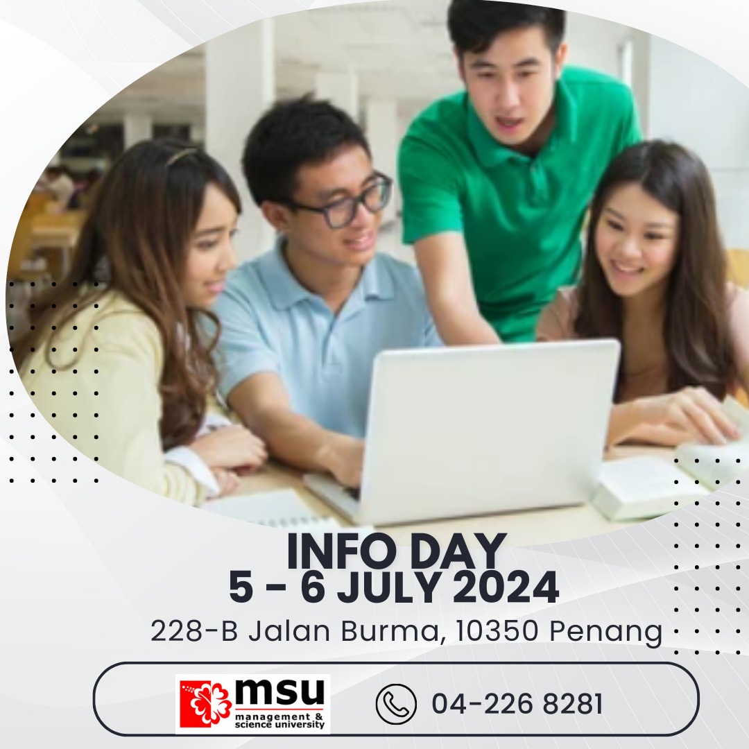 MsuPenang's tweet photo. Be job-ready! Earn a recognized degree qualification. Join us for MSU Info Day. Call 04- 226 8281 to meet our Academic Counselors.
#msucollege_penang
#MSUmalaysia
#pathwaysafterstpm
#degreeinmalaysia
#stpm2023
#ipts https://t.co/EoVI1MAwdn