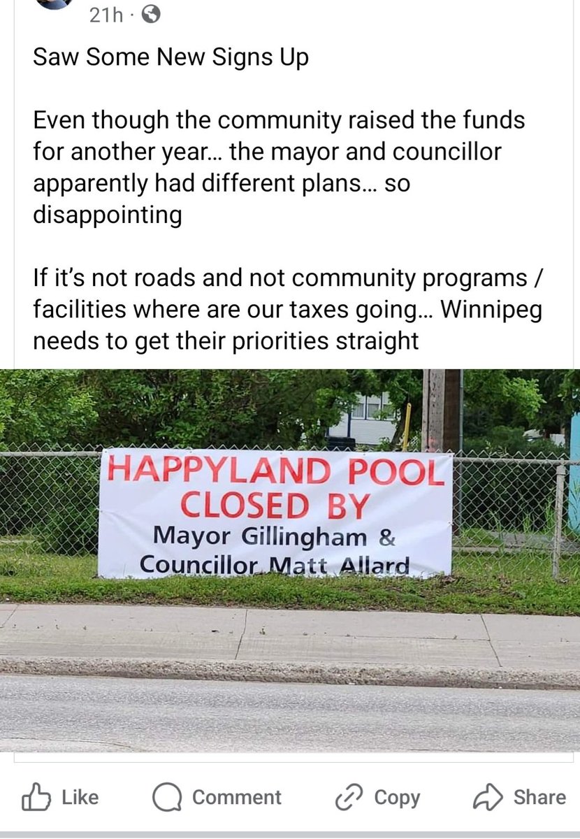 Noticed by several residents today.
#happylandpark #happylandpool