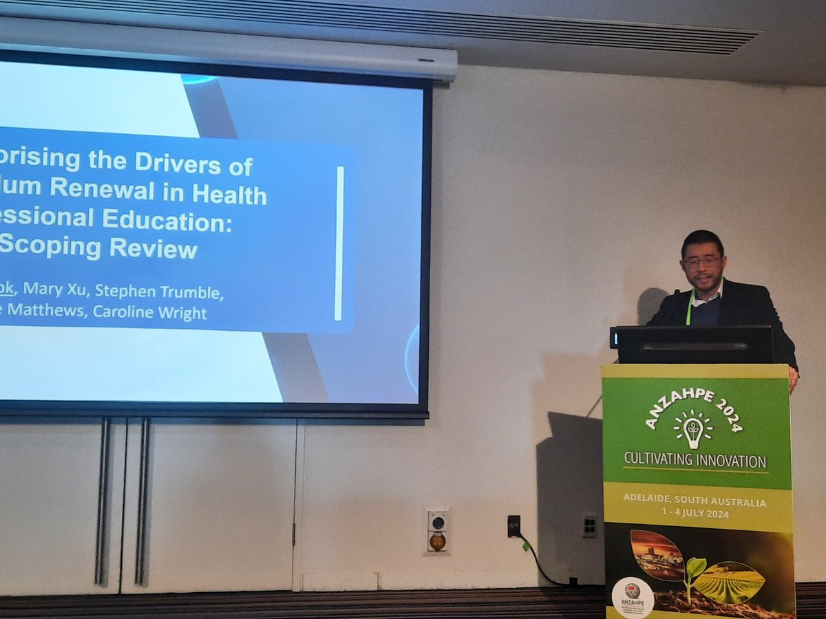 MCSHE (@monash_mcshe) on Twitter photo How do we best work towards #HPE curriculum renewal? That's the big question <a href="/DrDavidKok/">A/Prof David Kok</a> is trying to work out - such important research! #ANZAHPE2024 How do we best work towards #HPE curriculum renewal? That's the big question <a href="/DrDavidKok/">A/Prof David Kok</a> is trying to work out - such important research! #ANZAHPE2024