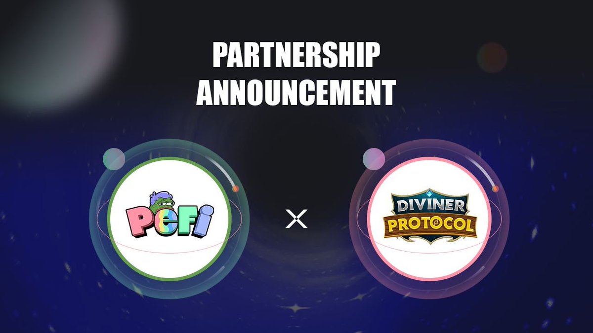Diviner Protocol | Building Metaverse (@divinerprotocol) on Twitter photo We are glad to announce next partnership with <a href="/OfficialPefi/">PEFI</a>, The 1st BASE Chain Dapp,Inspired by pepe. NFT+memecoin+Collectible card game=PEFI!
Let's build together! 🔥🔥🔥 We are glad to announce next partnership with <a href="/OfficialPefi/">PEFI</a>, The 1st BASE Chain Dapp,Inspired by pepe. NFT+memecoin+Collectible card game=PEFI!
Let's build together! 🔥🔥🔥