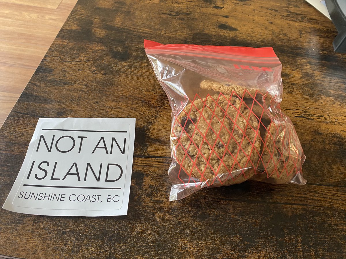 Instead of a goodbye Vancouver column, I wrote a hello Sunshine Coast column. In response, one of our new neighbours left me this. You’ll have to read my column to get the joke.