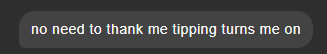 Tipping is enjoyable for everyone involved, some of you guys should try it more. https://t.co/EDouJ9<a href="/tag/mvsales"class="tags"><span>#mvsales</span></a>