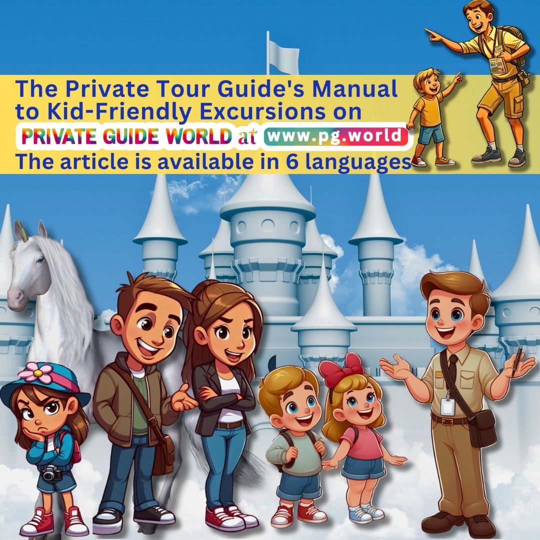 wwwpgworld's tweet image. Check out our article &quot;The Private Tour Guide&apos;s Manual to Kid-Friendly Excursions,&quot; now in 6 languages on the PRIVATE GUIDE WORLD platform at 
pg.world/articles/tips_… and take the first step towards creating magical travel memories! ✨ 
#FamilyTravel #KidsTours #TourGuideTips