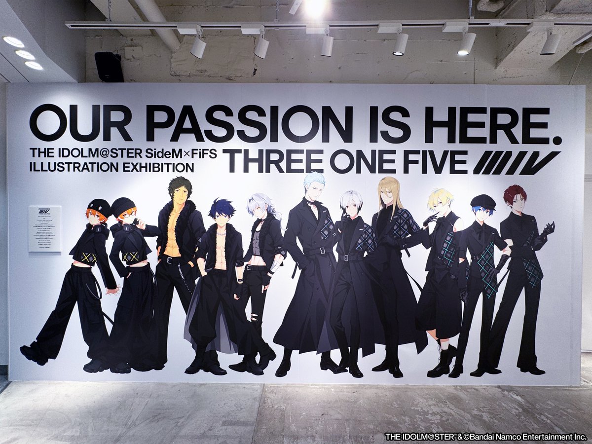 ◢◤本日開幕◢◤ アイドルマスター SideM × FiFS イラスト展『スリー