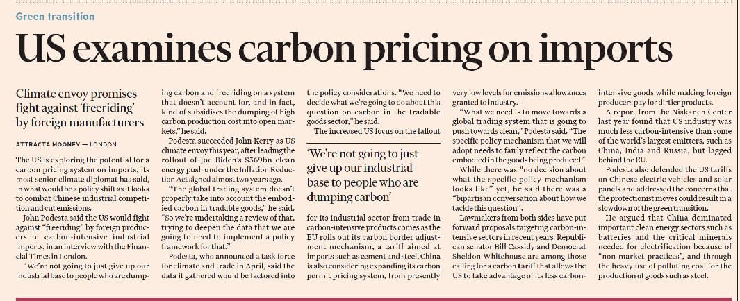 manishdabkara1's tweet image. Every #developed #nation is looking to adopt #CBAM - EU , UK, USA, etc. 

It’s going to create high impact for #exporters. 

#EKIEnergy