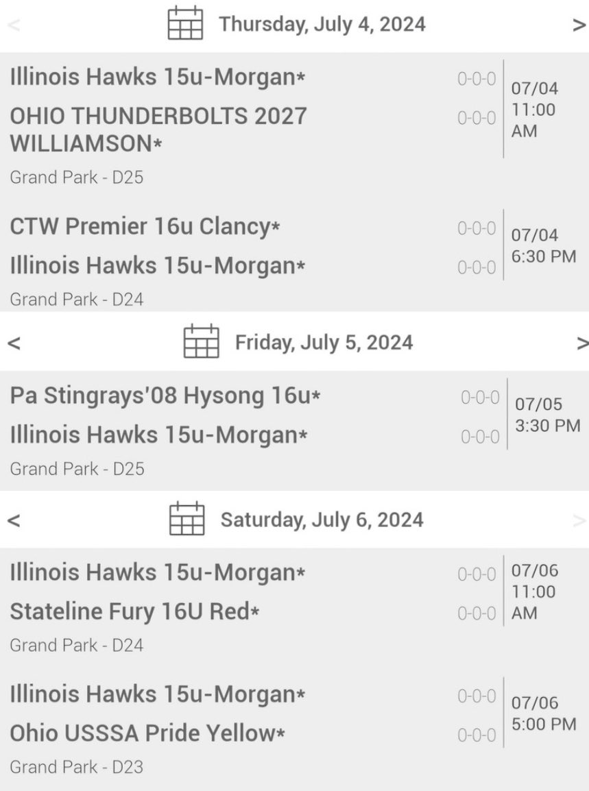 Jaelle Hamilton (@jaelle_hamilton) on Twitter photo Here’s my schedule for the Midwest Firecracker Showcase in Westfield, IN. Come out if you can. <a href="/BUsoftballcoach/">Scott Hall</a> <a href="/CoachMalWinters/">Mallory Winters</a> <a href="/skubuske/">Sara Kubuske</a> <a href="/mbean_22/">Mary Bean</a> <a href="/CoachBeckyPearl/">Becky Pearl</a> <a href="/coachferrell15/">Ben Ferrell</a> <a href="/CoachSWillis22/">Sarah Willis</a> <a href="/Coachmun/">Mat Mundell</a> <a href="/ChelseaEFarmer/">Chelsea Farmer</a> <a href="/CoachFerrill/">Ron Ferrill</a> <a href="/CoachAmberPFW/">Amber Bowman</a> <a href="/SBCoachG/">CoachGleason</a> <a href="/Coach_Kramos/">Tina Kramos</a> Here’s my schedule for the Midwest Firecracker Showcase in Westfield, IN. Come out if you can. <a href="/BUsoftballcoach/">Scott Hall</a> <a href="/CoachMalWinters/">Mallory Winters</a> <a href="/skubuske/">Sara Kubuske</a> <a href="/mbean_22/">Mary Bean</a> <a href="/CoachBeckyPearl/">Becky Pearl</a> <a href="/coachferrell15/">Ben Ferrell</a> <a href="/CoachSWillis22/">Sarah Willis</a> <a href="/Coachmun/">Mat Mundell</a> <a href="/ChelseaEFarmer/">Chelsea Farmer</a> <a href="/CoachFerrill/">Ron Ferrill</a> <a href="/CoachAmberPFW/">Amber Bowman</a> <a href="/SBCoachG/">CoachGleason</a> <a href="/Coach_Kramos/">Tina Kramos</a>