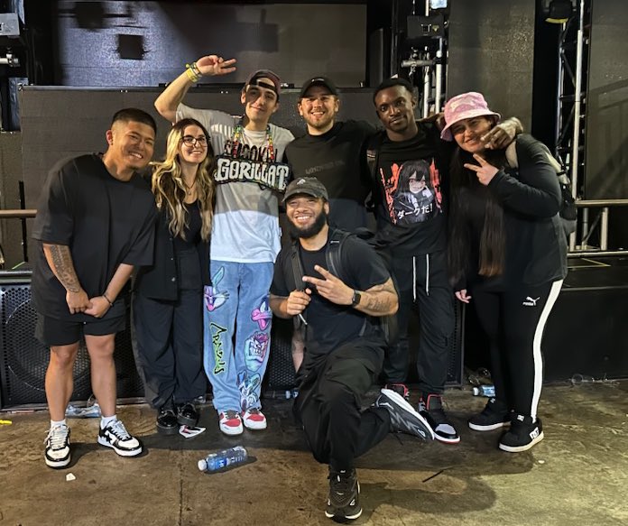 Life Update: fam &amp; I officially finished moving into an awesome RV and I’m Gorilla T’s official VJ for the Wonk Factory tour. 🥹

I haven’t given up on music either. I’ll be back in the lab. I just needed a creative break and to find myself again. 🖤 
super grateful for life rn