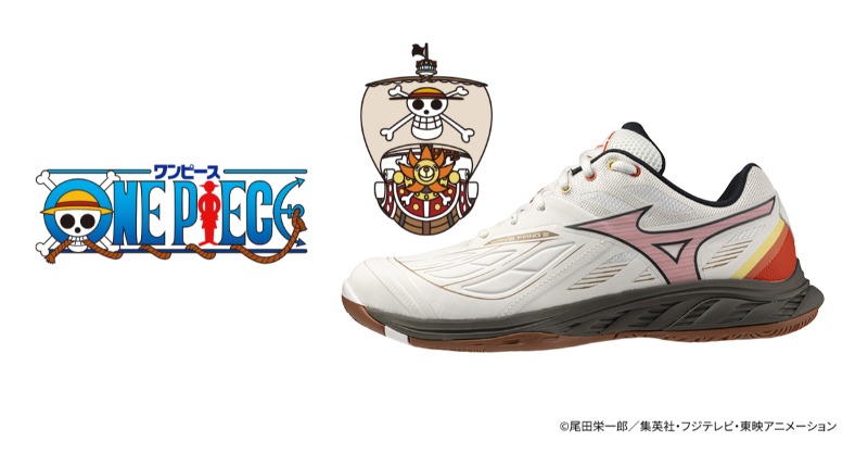 ONE PIECE × MIZUNOのコラボ商品‼️ 『私も一緒にコートへ連れてって〜』