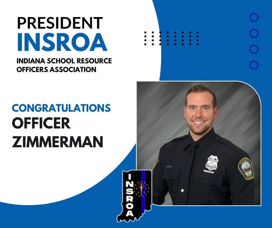 Congratulations to our very own Officer Zimmerman!
