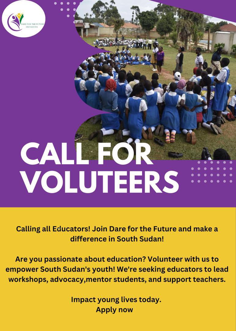educ_ForAll's tweet image. Call for volunteers!
Join our team now ! Are you passionate about education SDG 4 , here is your chance to join our team in South Sudan . Apply now 👇
docs.google.com/forms/d/e/1FAI….
#ssox #ssot @junubiin @JunubYouth @EmmaKwaje @junubos