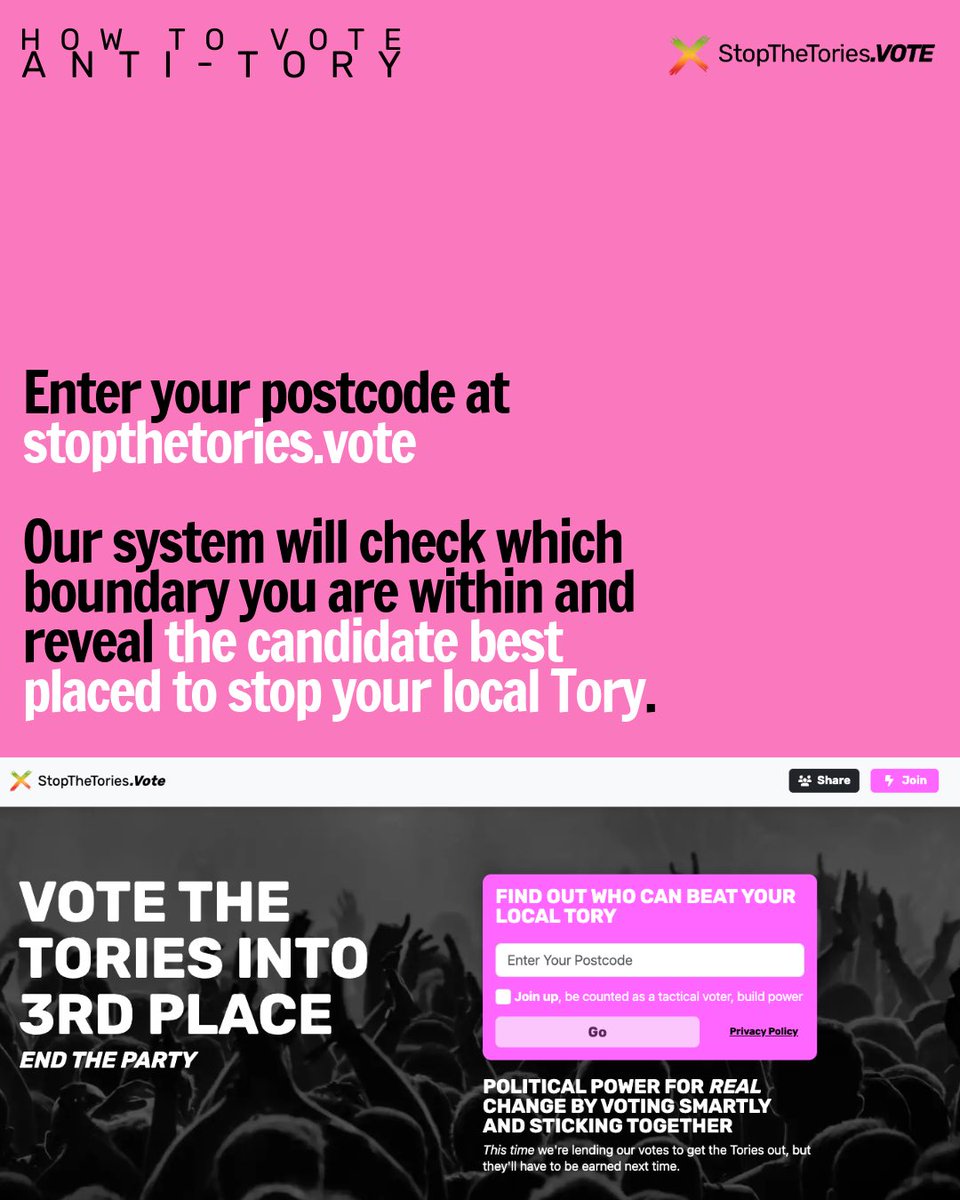 The Movement Forward | StopTheTories.vote tweet media
