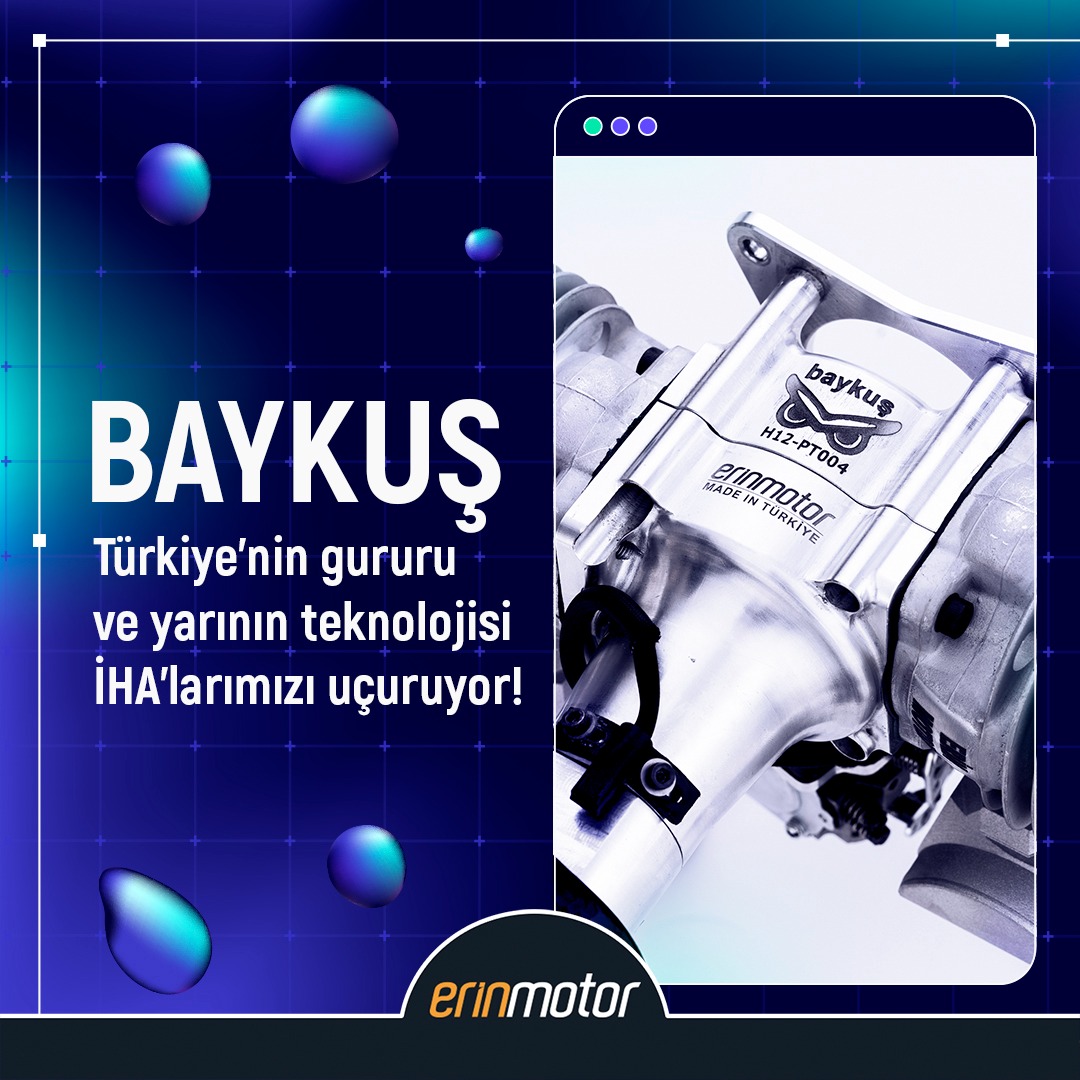 erinmotor's tweet photo. Erin Motor tarafından geliştirilen BAYKUŞ, Türkiye'nin gururu ve yarının teknolojisi İHA'larımızı uçuruyor!

#erinmotor #Baykuş #iha #güç #motor #teknoloji #yerligüç #ekü #yazılım #haritalama #mapsensörü #speedol https://t.co/mw7d8jRb4T
