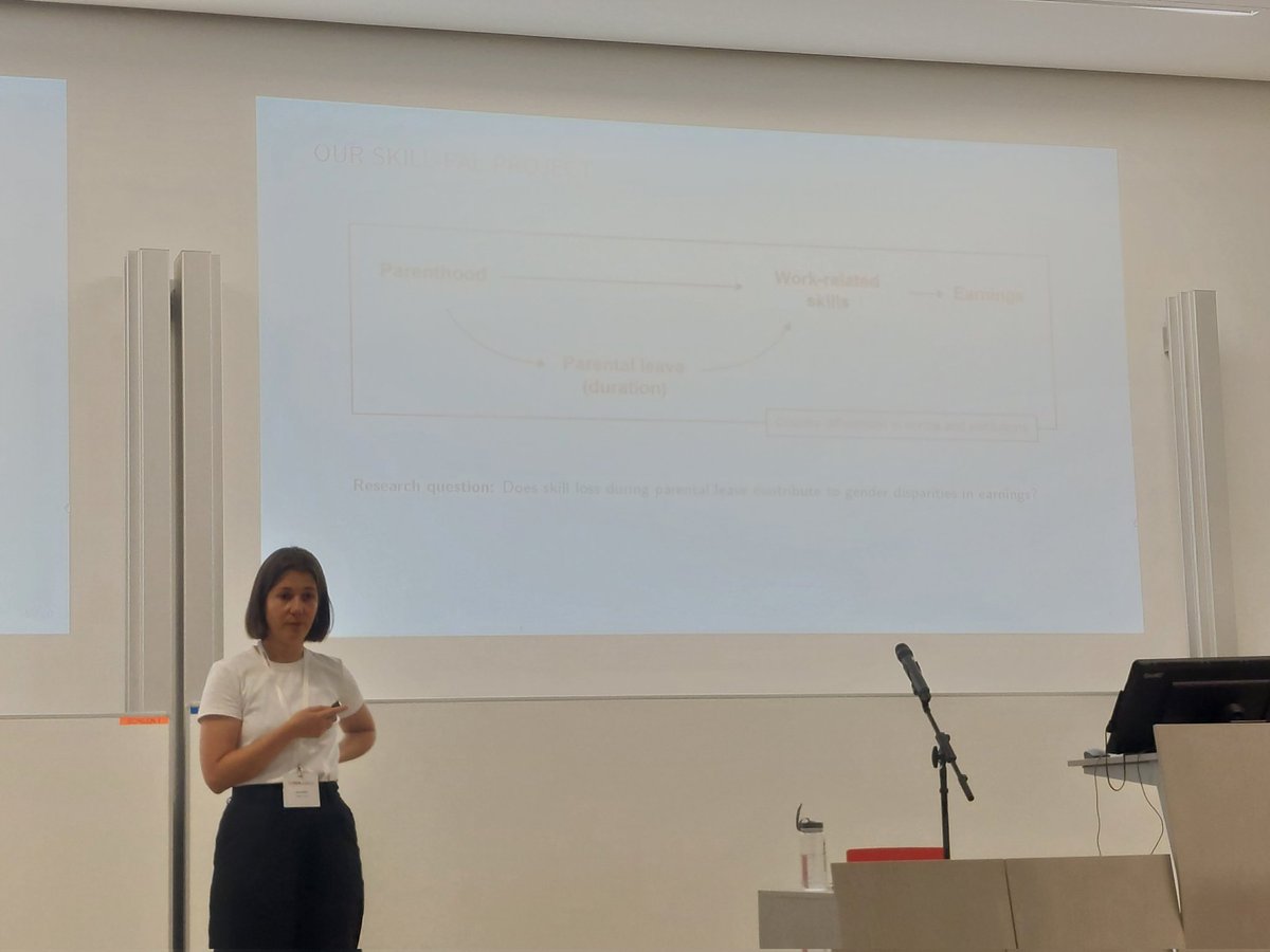 Are we losing our work-related skills while on parental leave? Talk by <a href="/Sonja_Spitzer/">Sonja Spitzer</a> at #EuHEA2024 right now