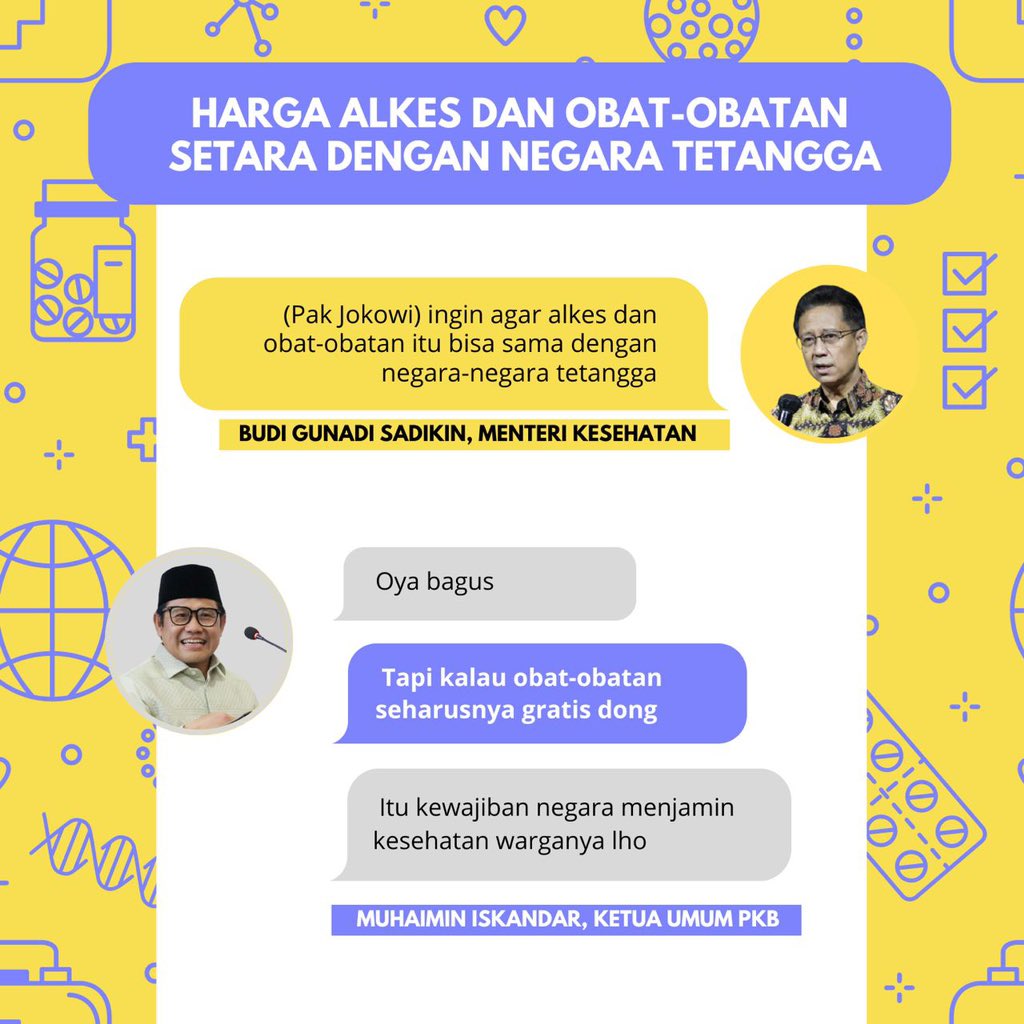 voiceofpkb's tweet photo. Siapa yang setuju pengobatan di Indonesia buat warga negaranya gratis?โ๐ป @cakiminow
#alkes #obatgratis #pengobatanmurah #1pkb https://t.co/q7g4dHHmpp