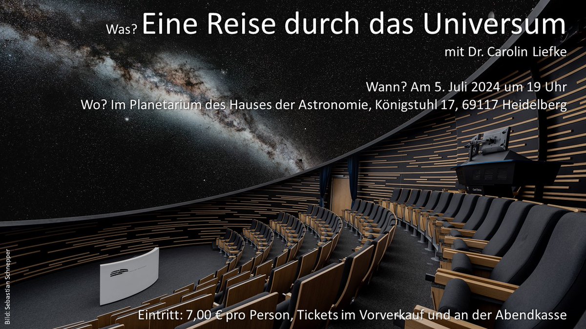 Lieber Weltall statt Fußball? Dann seid ihr bei uns genau richtig 😉 
Am Freitag nimmt euch <a href="/astrophysikerin/">Carolin Liefke @astrophysikerin@scicomm.xyz</a> ab 19 Uhr in unserem Planetarium mit auf eine interaktive Tour zu Sonne, Mond und Sternen!
Tickets gibts im Vorverkauf unter ztix.de/hp/events/2116… und an der Abendkasse