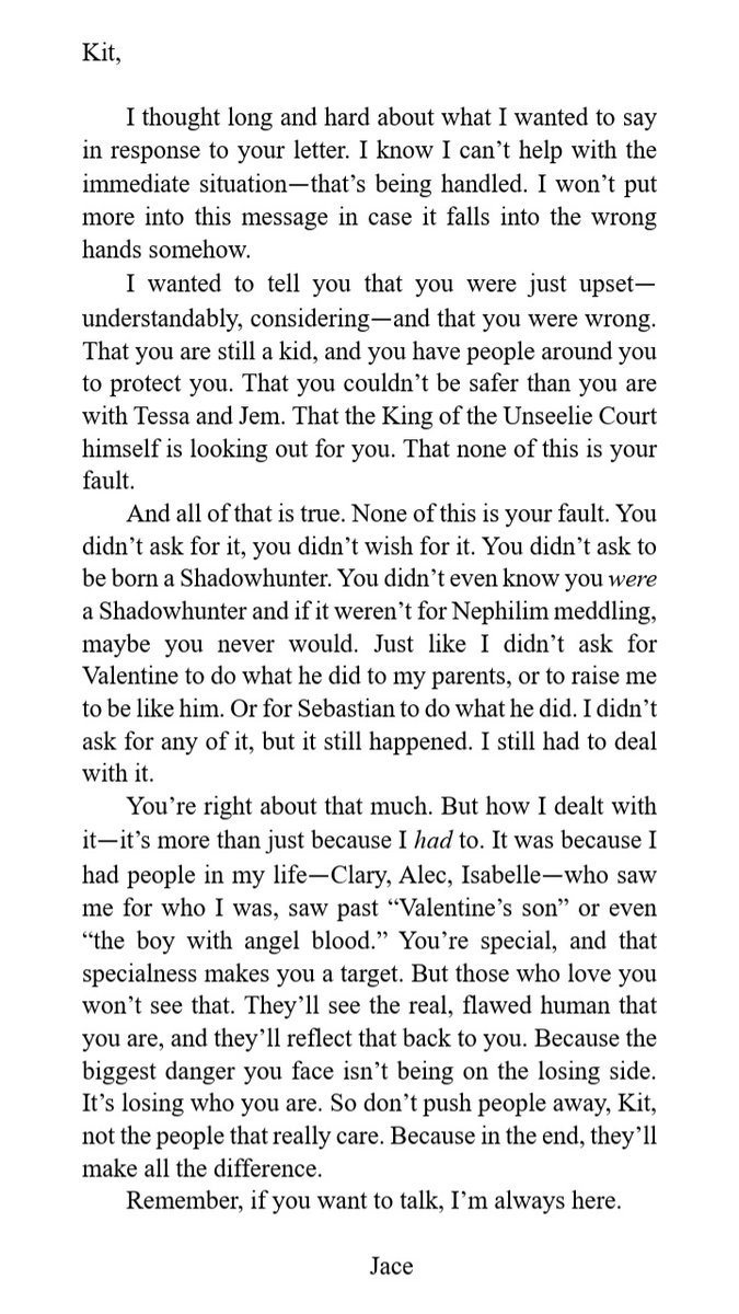 jcherondalebot's tweet photo. “So don’t push people away, Kit, not the people that really care.” https://t.co/SRsq7T2NTp