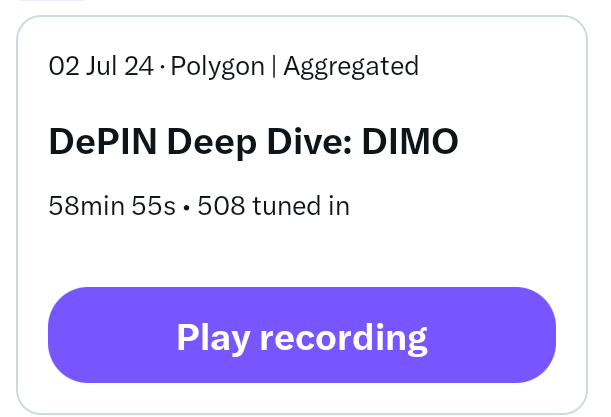 faremiowuoluwa1's tweet photo. @0xPolygon "Don't miss out on the #DePIN X Space event today, hosted by @0xPolygon! 🗓️ You won't want to miss the latest updates from @alexsrawitz. Set your reminders now and get ready for some exciting insights! 🔔 Tune in and be a part of the conversation! 📣" #Polygon #MATIC https://t.co/fxJinywzfS