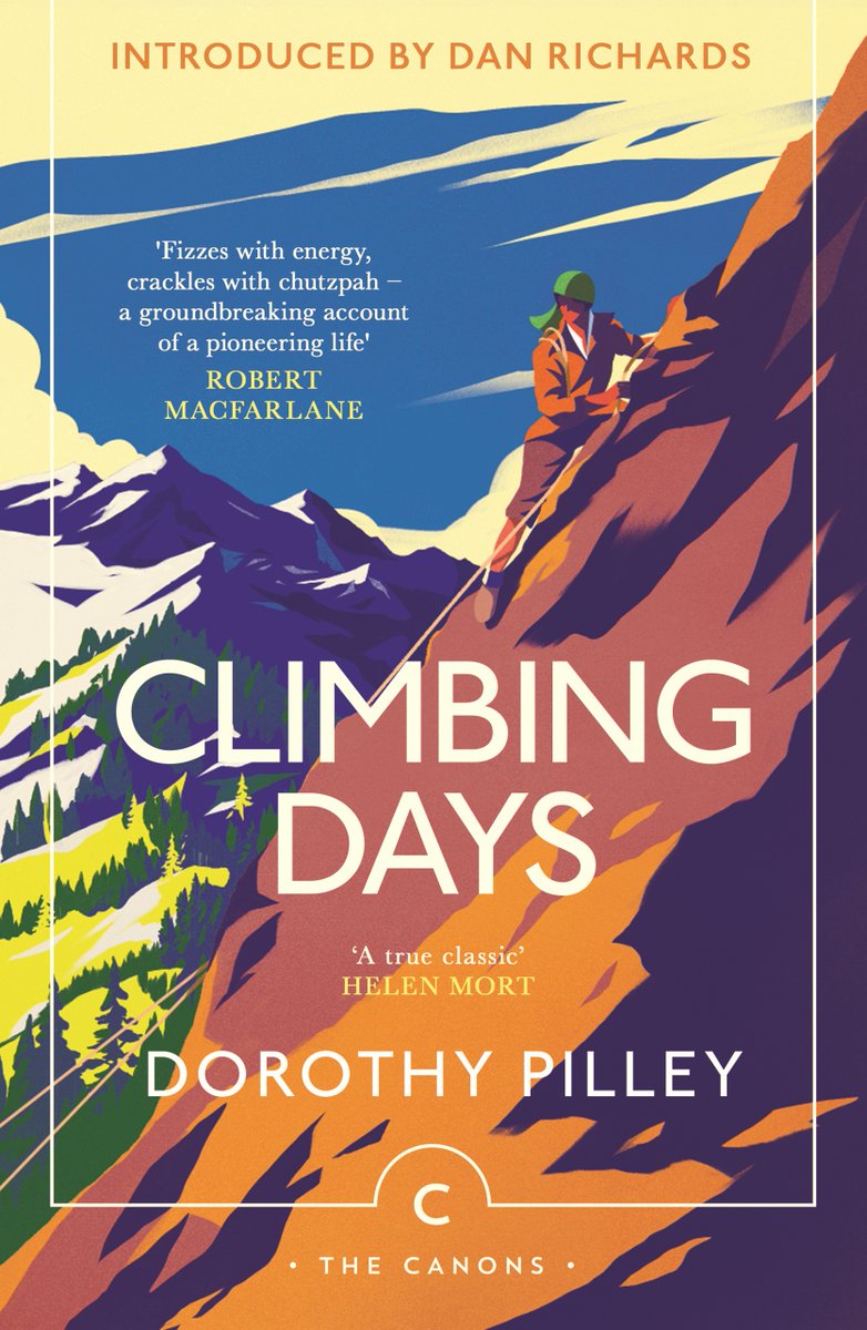 Being at the top of a great hill we are apt to host an event celebrating <a href="/canongatebooks/">Canongate (has left)</a> republication of <a href="/Dan_Zep/">Dan Richards</a> great grand aunt, Dorothy Pilley’s trailblazing Climbing Days. With <a href="/kassiastclair/">Kassia St. Clair</a> on Thurs 11th July. Do come - Tickets £5 (includes a🍷) booksellercrow.co.uk/.../celebratin…...