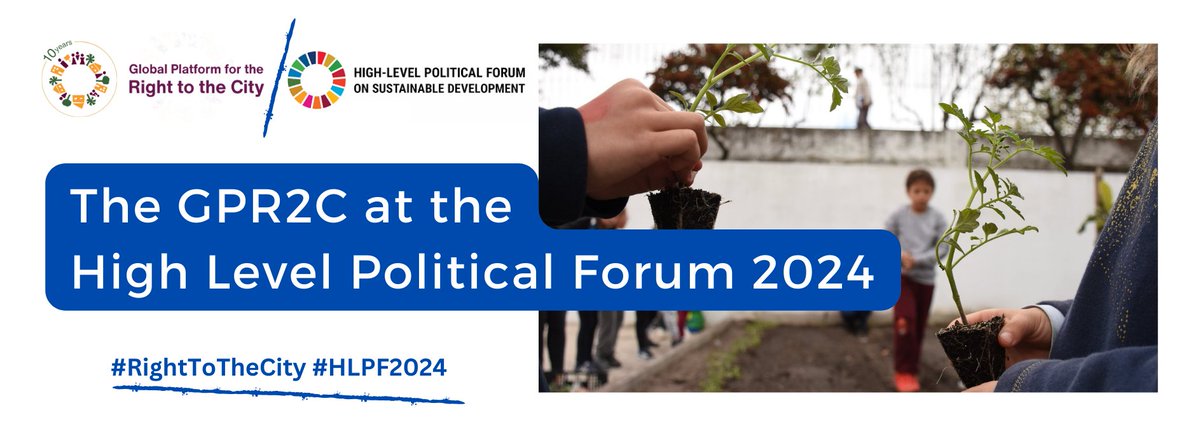 💫The #RightTotheCity will be at the #HLPF2024!
🟠Our participation aims to address local &amp; global struggles and highlight the contributions of #RightToTheCity &amp; #RightToFood  to advance #ClimateJustice, #SDGs &amp; #NUA
👀Take a look at our agenda &amp; join us👇
right2city.org/events/the-rig…