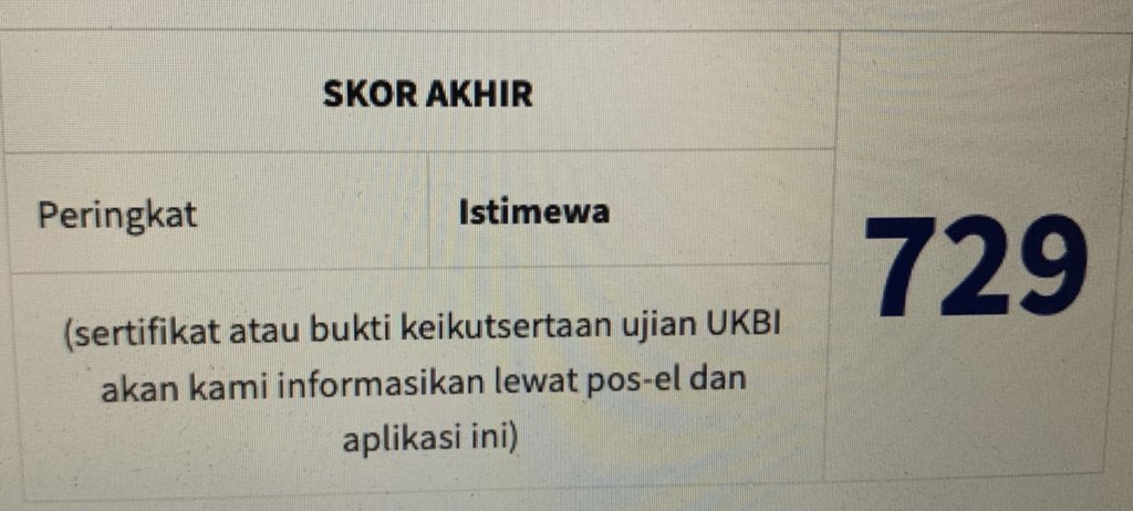 indahsch17's tweet photo. review ukbi sebagai orang yang ga gitu pelajarin skema ujiannya https://t.co/PT9uFxcJVG