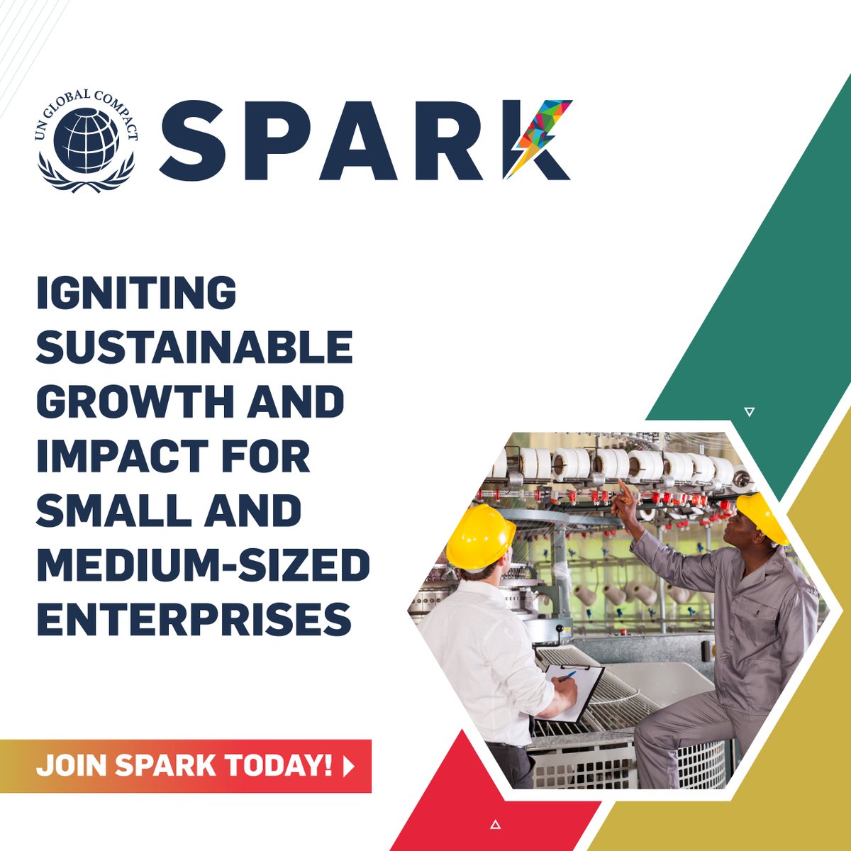 ⚡ Are you an #SME participant of the <a href="/globalcompact/">UN Global Compact</a>  looking to future-proof your #business for long-term #success?
⚡➡ Join #SPARK today unglobalcompact.org/take-action/ac…