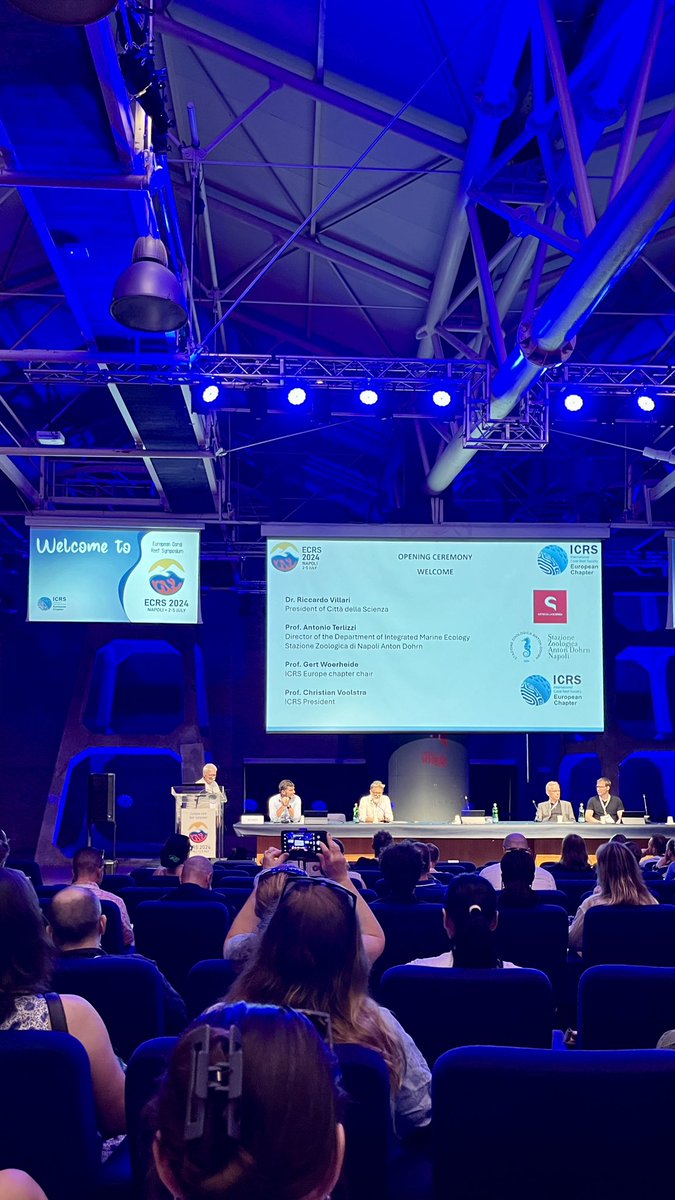Live from Naples <a href="/Ecrs2024/">ECRS 2024</a> 
Thanks to the European chapter of <a href="/ICRSCoralReefs/">International Coral Reef Society</a>