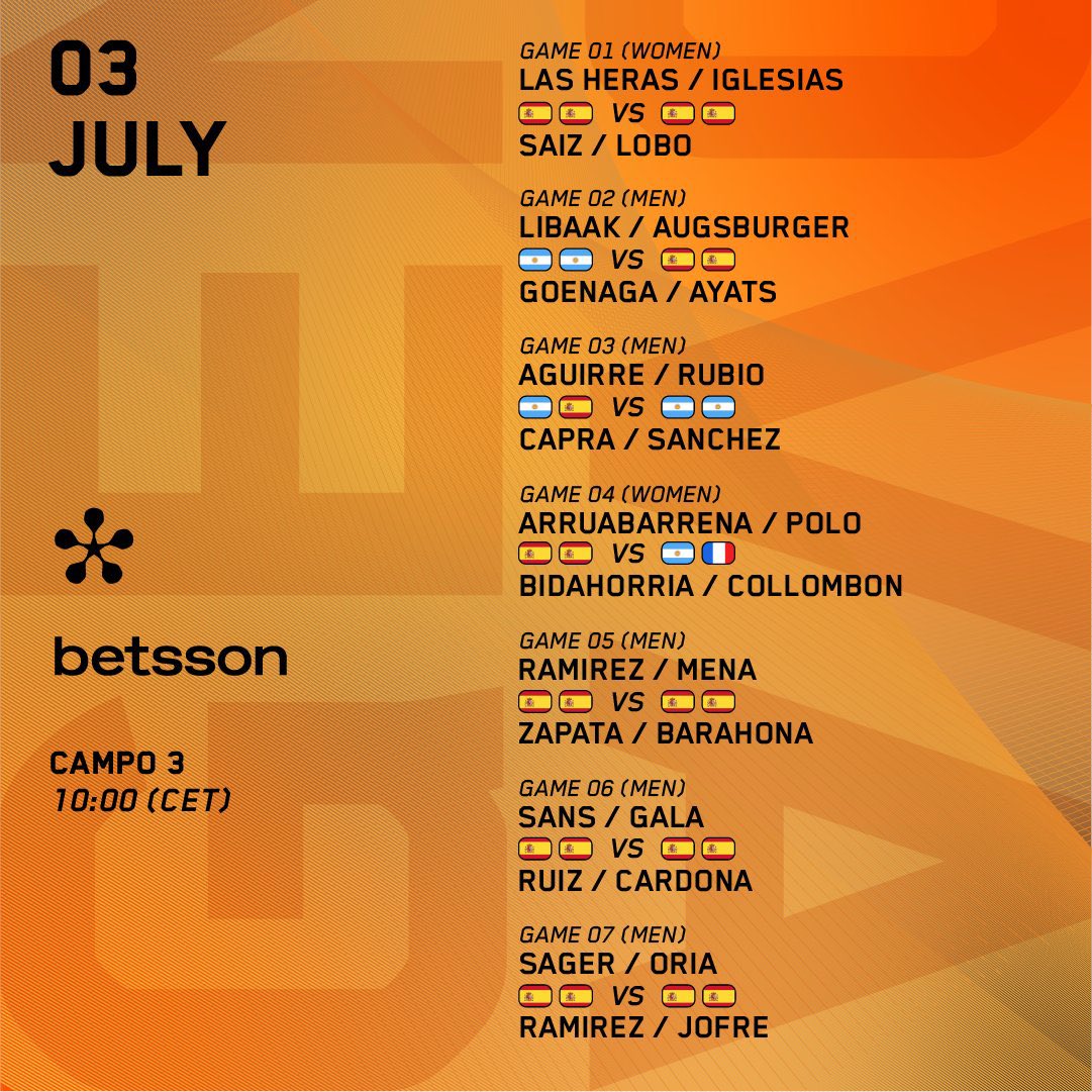 El #GenovaPremierPadelP2 empieza con auténticos partidazos, posibles despedidas, y nuevas parejas. 🎾 

¿Quiénes pasarán a la siguiente ronda? 👀

🇮🇹