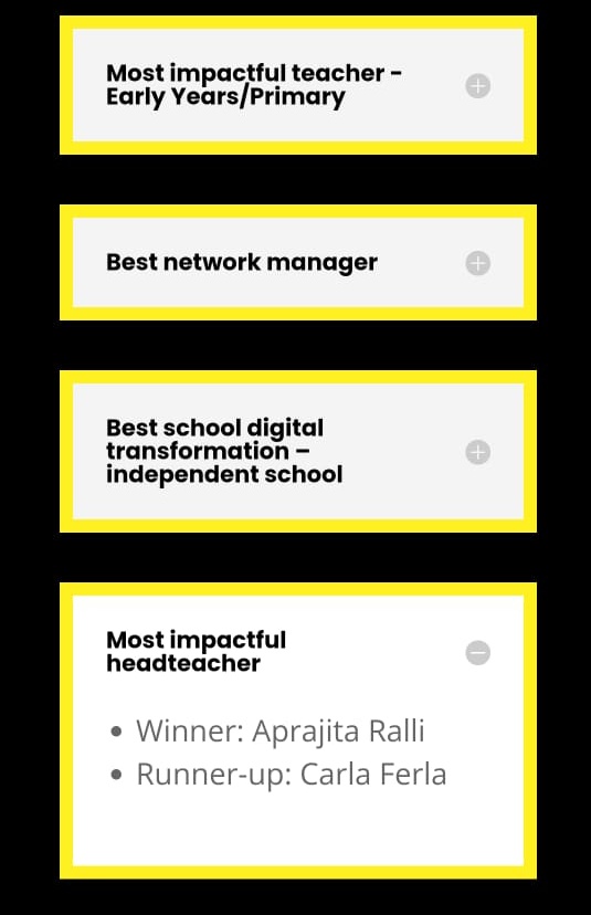 What an exciting time ...acknowledging with great humility  <a href="/global_edtech/">Global EdTech 🙌🌏</a>  #GETAs24 Here's a gratitude post for receiving the #GETAs24 award:
"Overwhelmed with gratitude! 
I am thrilled to announce that I  have received the prestigious #GETAs24 award! 🏆
A huge thank you!