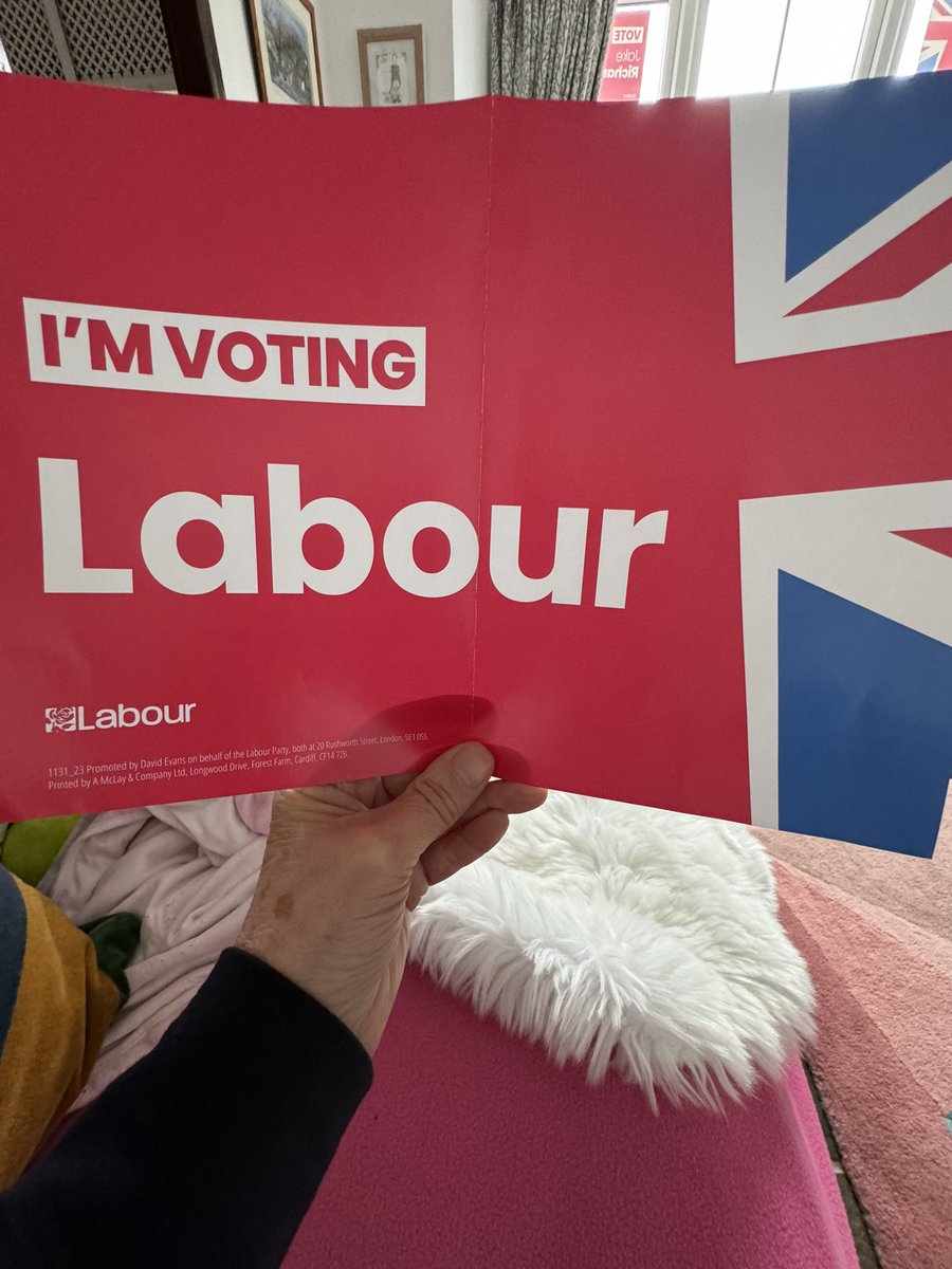 I’m voting Labour. Are you?