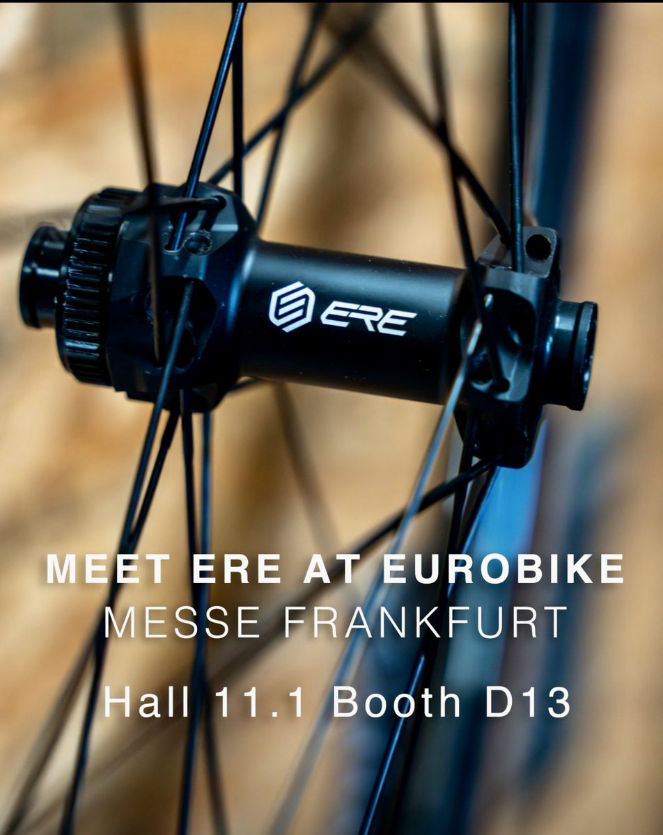 ere_research's tweet photo. Come and meet us at Eurobike today, and see all the new stuff..@EUROBIKE_SHOW https://t.co/R5ihSxFVhR